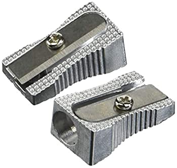 【中古】【39shop】【輸入品・未使用】Metal★Pencil Sharpener Metallic Silver 4/Pack (並行輸入品)（新古品）｜アトリエ絵利奈