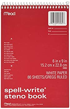 【中古】【輸入品・未使用】Spell-Write Steno Book Gregg Rule 6 x 9 White 80 Sheets/Pad (並行輸入品)
