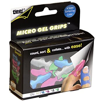 【中古】【輸入品・未使用】Lee Tippi Microジェル指先グリップ???各種サイズ???10パック( 61410?) Each