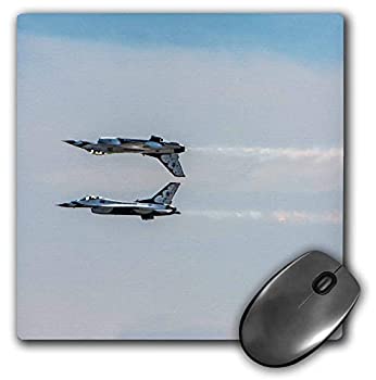 【中古】【輸入品・未使用】3D Rose'Two Thunderbird Jets Mirroring One Upside Down' Matte Finish Mouse Pad - 8 x 8' - mp_230546_1 [並行輸入品]画像