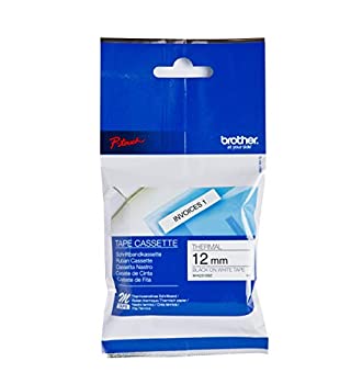 【中古】【インポート品・未当て嵌める】Brother 12MM Black On White 4M Labelling Tape [並行輸入品]