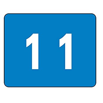 【中古】【輸入品・未使用】DCCRN Color-Coded Labels Number 1 1 x 1-1/4 Light Blue 500 Labels/Roll (並行輸入品)