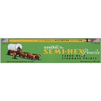【中古】【輸入品・未使用】Semi-Hex Graphite #2 Pencils 12/Pkg-2HB (並行輸入品)