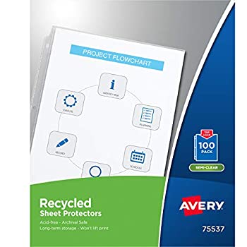 【中古】【輸入品・未使用】Top-Load Recycled Polypropylene Sheet Protector Semi-Clear 100/Box (並行輸入品)