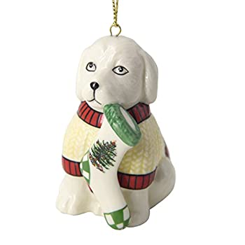 【中古】【インポート品・未当て嵌める】Spode Puppy Tree Ornament by Spode [並行輸入品]
