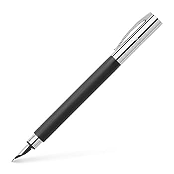 【中古】【インポート品・未当て嵌める】Faber-Castell Ambition Black Fountain Pen M (gift-boxed) 筆 (並行輸入品)