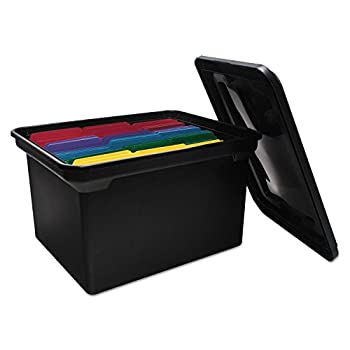 【中古】【39shop】【輸入品・未使用】File★Tote Storage Box w/Lid Legal/Letter Plastic Black (並行輸入品)（新古品）｜アトリエ絵利奈 11,060円