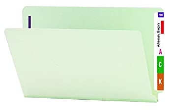 【中古】【輸入品・未使用】One Inch Expansion Folder Two Fasteners End Tab Legal Gray Green 25/Box (並行輸入品)