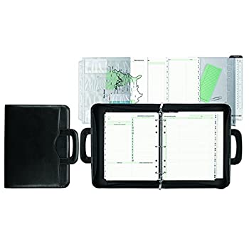 【中古】【輸入品・未使用】Avalon Leatherlike Vinyl Attache Organizer Starter Set 8-1/2 x 11 Black (並行輸入品)