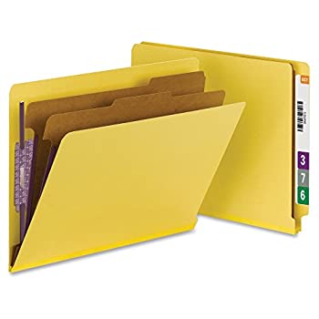 【中古】【39shop】【輸入品・未使用】Pressboard★End Tab Classification Folders Letter Six-Section Yellow 10/Box (並行輸入品)（新古品）｜アトリエ絵利奈
