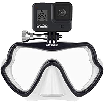 【中古】【輸入品・未使用】Frameless GoPro Hero 3+互換 スキューバ　マスク (クリアー) 　並行輸入画像