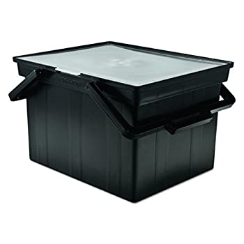 【中古】【輸入品・未使用】Companion Portable File Storage Box Legal/Letter Plastic Black (並行輸入品) 14,688円