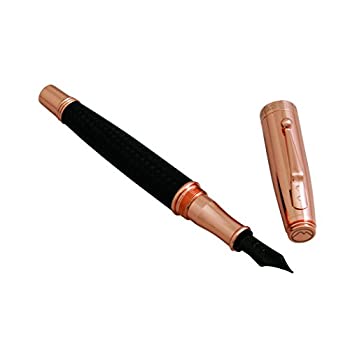 【中古】【インポート品・未当て嵌める】MONTEVERDE Invincia Rose Gold Fountain Pen Broad Nib (MV40062B) 筆 (並行輸入品)