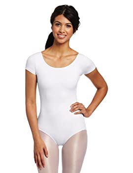 【中古】【輸入品・未使用】Capezio レディース チームベーシック 半袖レオタード US サイズ: Small カラー: ホワイト