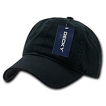 【中古】【輸入品・未使用】Decky 958-BLACK Two Ply Polo Caps, Black