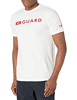 【中古】【39shop】【輸入品・未使用】Speedo★メンズ ガード 半袖Tシャツ L ホワイト（新古品）｜アトリエ絵利奈