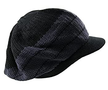 【中古】【39shop】【輸入品・未使用】NY★ニットコットンビーニーバイザー US サイズ: One Size（新古品）｜アトリエ絵利奈