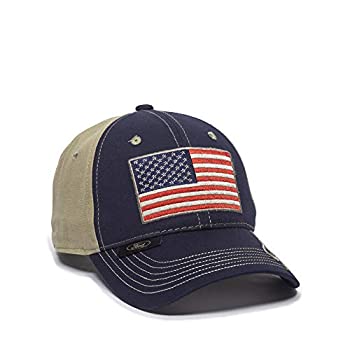 【中古】【輸入品・未使用】アウトドアキャップ ユニセックス 大人用 アメリカ国旗 トラックキャップ ネイビー/カーキ 大人用 11,850円