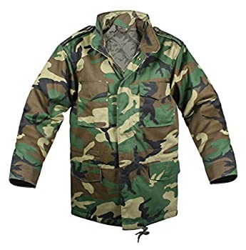 【中古】【輸入品・未使用】[ロスコ] M-65 ジャケット キルティングライナー 7660 キッズ ウッドランドカモ XL