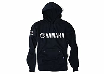 【中古】【輸入品・未使用】Factory Effex YAMAHA チームプルオーバースウェットシャツ M ブラック 16-88232