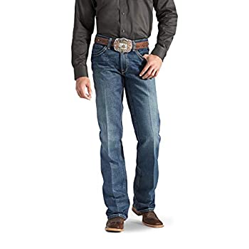 【中古】【輸入品・未使用】ARIAT M4 ローライズ ブーツカットジーンズ メンズ リラックスフィット デニム US サイズ: 34W x 30L カラー: ブルー