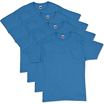 【中古】【39shop】【輸入品・未使用】Hanes★メンズ コンフォートソフト 半袖Tシャツ (4枚組) US サイズ: Large カラー: ブルー(新古品)|アトリエ絵利奈
