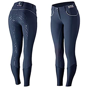 【中古】【39shop】【輸入品・未使用】(Peacoat★Dark Blue(PDB) 34) - Horze Nordic Performance Women's Silicone Breeches（新古品）｜アトリエ絵利奈