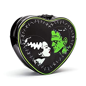 【中古】【インポート品・未当て嵌める】Bride \u0026 Frankenstein ハートバックパック US 大きさ: One Size 色合い: 黒いこと