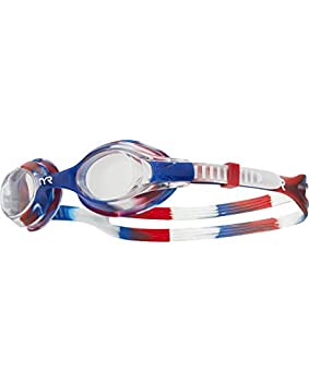 【中古】【輸入品・未使用】TYR LGSWTD642ALL Swimples 絞り染め ゴーグル レッド/ネイビー|アトリエ絵利奈