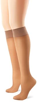 【中古】【39shop】【輸入品・未使用】Hanes★シルクリフレクション レディース アライブフルサポート 2パック シアーニーハイ US サイズ: One Size カラー: ベージュ（新古品）｜アトリエ絵利奈 8,386円