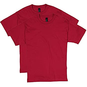 【中古】【輸入品・未使用】Hanes Men Short Sleeve Beefy-T (Pack of 2) Deep Red 3X-Large