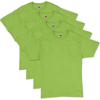 【中古】【輸入品・未使用】Hanes メンズ ComfortSoft 半袖Tシャツ (4枚パック) US サイズ: 3X-Large カラー: グリーン