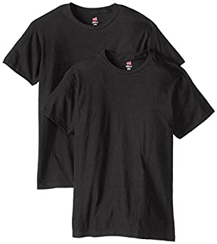 【中古】【39shop】【輸入品・未使用】Hanes★メンズ ナノプレミアムコットンTシャツ (2枚組) US サイズ: Large カラー: ブラック(新古品)|アトリエ絵利奈