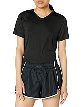 【中古】【39shop】【輸入品・未使用】Hanes★スポーツ レディース Vネック パフォーマンスTシャツ US サイズ: Medium カラー: ブラック（新古品）｜アトリエ絵利奈