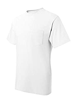【中古】【輸入品・未使用】ヘインズメンズ半袖ビーフィーTシャツ ポケット付き US サイズ: X-Large カラー: ホワイト