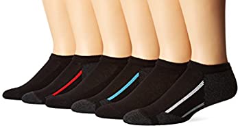 【中古】【輸入品・未使用】Hanes 434-6B Boys No- Show Comfortblend Black Ez Sort Socks Size Medium, Black, 6 Pack