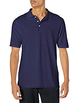 【中古】【輸入品・未使用】Hanes Men's X-Temp Performance Polo Navy Medium