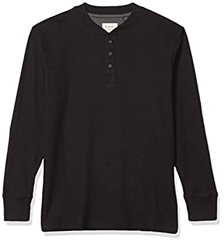 【中古】【輸入品・未使用】Wrangler（ラングラー） ヘンリーネックシャツ オーセンティック メンズ 長袖 ワッフル地 US サイズ: 3L カラー: ブラック