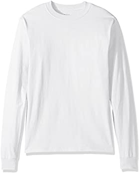【中古】【39shop】【輸入品・未使用】Hanes★メンズ Beefy 長袖シャツ US サイズ: X-Large カラー: ホワイト（新古品）｜アトリエ絵利奈