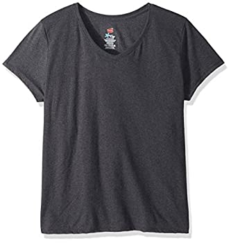 【中古】【39shop】【輸入品・未使用】Hanes★Women's X-Temp Short Sleeve V-Neck Tee with FreshIQ Slate Heather 2X Large(新古品)|アトリエ絵利奈