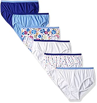 【中古】【輸入品・未使用】Hanes ガールズ コットン ローライズ ブリーフ 6枚パック US サイズ: 4