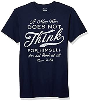【中古】【39shop】【輸入品・未使用】Hanes★メンズ グラフィックTシャツ アメリカーナコレクション US サイズ: Large カラー: ブルー(新古品)|アトリエ絵利奈