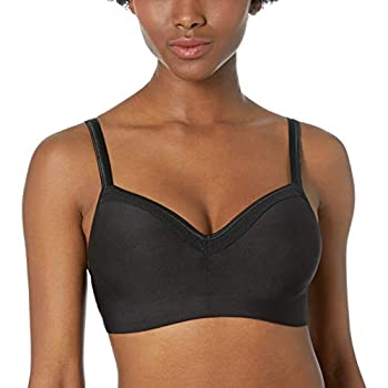 【中古】【輸入品・未使用】(ヘインズ) Hanes レディース コンフォートエボリューションレース ワイヤーフリーブラ US サイズ: X-Large カラー: ブラック