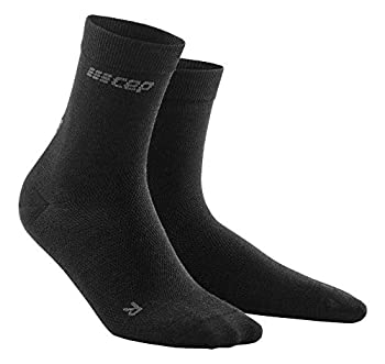 【中古】【輸入品・未使用】レディース ミッドカット コンプレッションウールソックス - CEP オールデイメリノ アスレチックミッドカットソックス US サイズ: 3 カラー: ブ|アトリエ絵利奈
