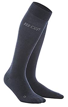 【中古】【輸入品・未使用】メンズ ロングコンプレッションウールソックス - CEP オールデイメリノ アスレチックロングソックス US サイズ: 3 カラー: ブルー