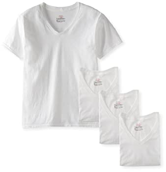【中古】【輸入品・未使用】Hanes Ultimate メンズ FreshIQ Vネックシャツ 4枚パック US サイズ: Medium カラー: ホワイト
