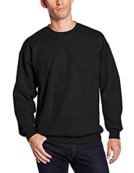 【中古】【39shop】【輸入品・未使用】(ヘインズ)★Hanes メンズ 究極のコットン厚手クルーネックスウェットシャツ US サイズ: X-Large カラー: ブラック（新古品）｜アトリエ絵利奈