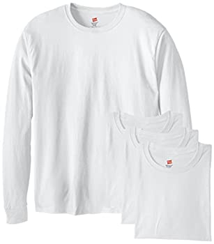 【中古】【39shop】【輸入品・未使用】Hanes★Men's 4 Pack Long Sleeve Comfortsoft T-Shirt White X-Large(新古品)|アトリエ絵利奈