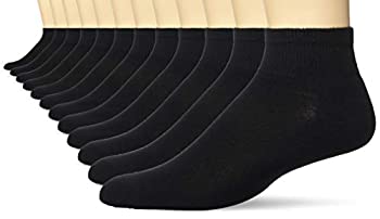 【中古】【39shop】【輸入品・未使用】(Sock★Size: 10-13 Shoe Size: 6-12 Black) - Hanes Men's FreshIQ X-Temp Active Cool Ankle Socks 12-Pack(新古品)|アトリエ絵利奈