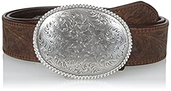 【中古】【インポート品・未当て嵌める】Noconaメンズ赤銅色基本理念floral-buckle胴締め 色つや: 赤銅色
